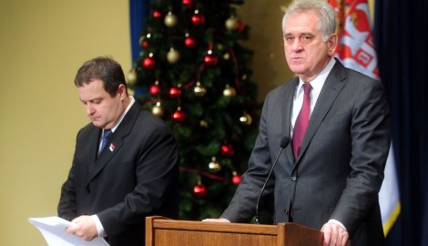 Премиерът Ивица Дачич и президентът Томислав Николич