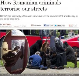 Великобритания била залята от румънска престъпна вълна