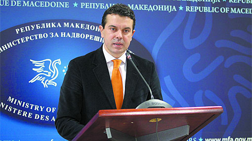 Външният министър Никола Попоски 