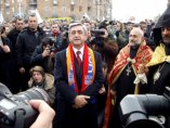 Серж Саркисян е преизбран за президент на Армения при слаба конкуренция