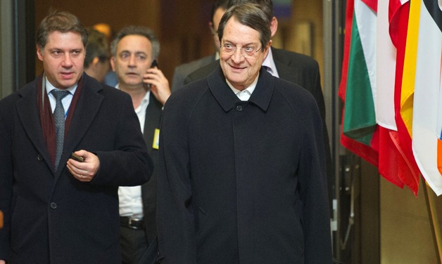 Кипърският президент Никос Анастасиадис (вдясно)