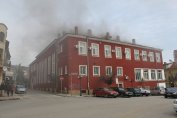 Пожар горя във Военния клуб във Велико Търново