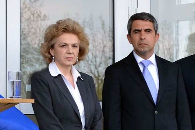 Министър Петя Първанова с президента Росен Плевнелиев 