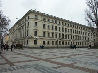 Сградата на МО в София 