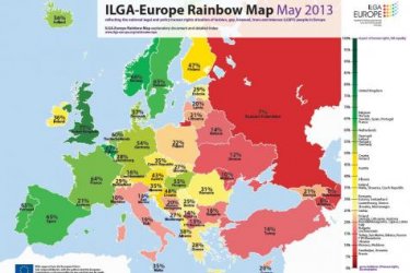 Проучване поставя България сред най-хомофобските страни в Европа