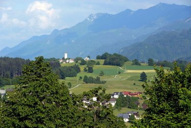 Изглед от селището Хоентурн в австрийската провинция Каринтия