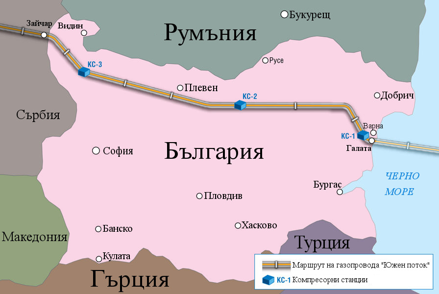 До края на 2013 г. тръгва строежът на българското трасе на “Южен поток“