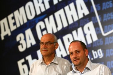 Иван Иванов (вляво) и Радан Кънев представиха виждането си за актуализацията на бюджета, сн. БГНЕС