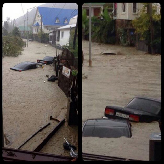Извънредно положение бе в района на олимпийския град Сочи заради наводнения
