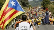 Стотици хиляди каталунци поискаха независимост от Испания
