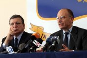 Барозу и премиерът Лета освиркани в Лампедуза и обвинени в убийства