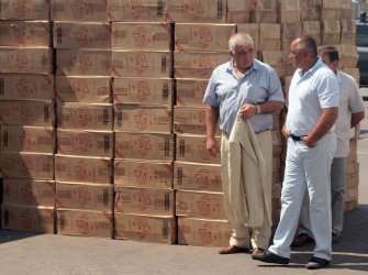 Ваньо Танов и Бойко Борисов. Снимка: БГНЕС