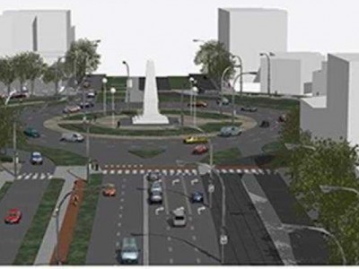 Проектът за реконструкция на кръстовището на Руски паметник в София.