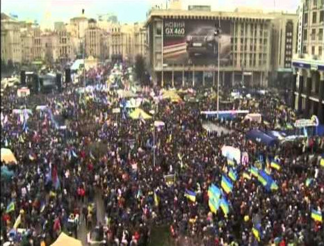 "Витя, чао!" - Майданът взе на подбив украинския президент