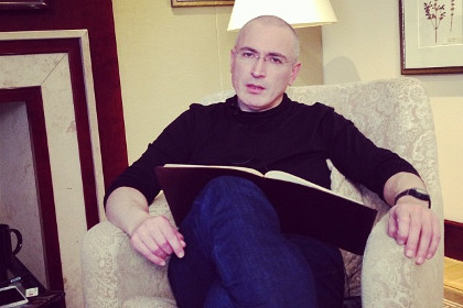 Михаил Ходорковски в берлинския хотел "Адлон"