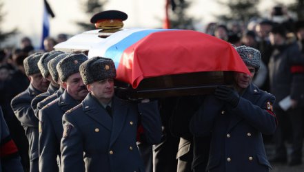 Михаил Калашников бе погребан с военни почести