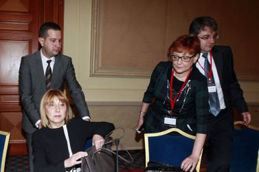 Министър Анелия Клисарова на представяне на рейтинга на ВУЗ. Сн. БГНЕС