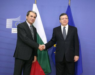Пламен Орешарски и Жозе Мануел Барозу