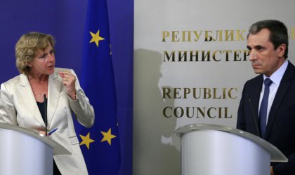 Кони Хедегор и Пламен Орешарски обсъдиха климатичните промени, сн. БГНЕС