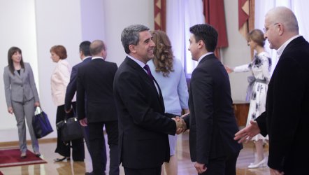 Президентът Расен Плевнелиев прие българските евродепутати. Сн. БГНЕС
