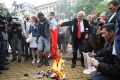 БСП определи изгарянето на знамето й като "фашизъм"