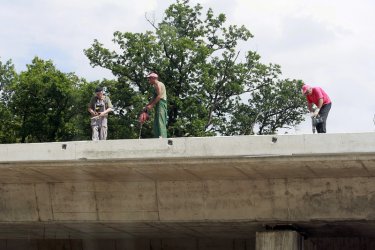 Довършват строежа на кръстовището на две нива при Семинарията в София сн.БГНЕС