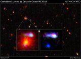 Телескопът Хъбъл откри най-далечната галактика "лупа"