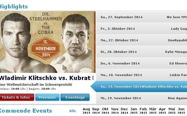Мачът между Кличко и Пулев ще е на 15 ноември