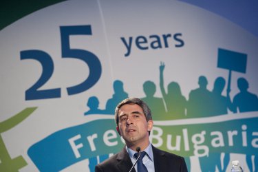 Президентът Росен Плевнелиев открива дискусията "25 години свободна България" Сн. БГНЕС