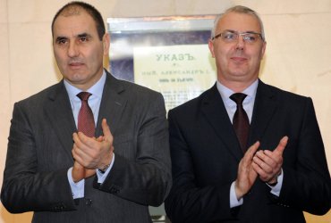 Цветанов и Вучков в МВР по време на първия кабинет "Борисов".
