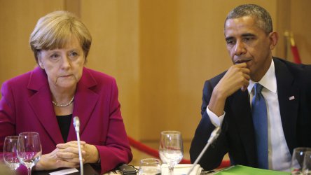 Ангела Меркел и Барак Обама