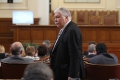 Парламентът гласува оставката на Стоян Тонев и го изпрати с почести