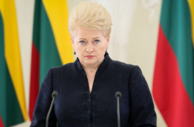 Президентът на Литва Далия Грибаускайте
