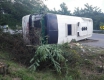 Автобус с работници се обърна в канавка между Калофер и Карлово, 12 са в болница