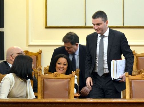 На снимката: Меглена Кунева, Лиляна Павлова, Николай Ненчев и Владислав Горанов. Снимка: БГНЕС