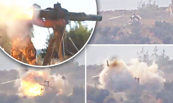 Сирийски бунтовници унищожили руски хеликоптер с противотанкова ракета