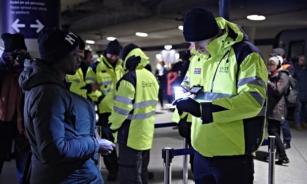 Граничният контрол е ограничил рязко влизането на бежанци от Дания в Швеция