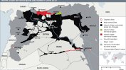 Територията на "Ислямска държава" се е свила с 40% в Ирак и с 20% в Сирия през 2015 г.
