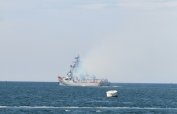 Руски боен кораб стреля предупредително по турска лодка