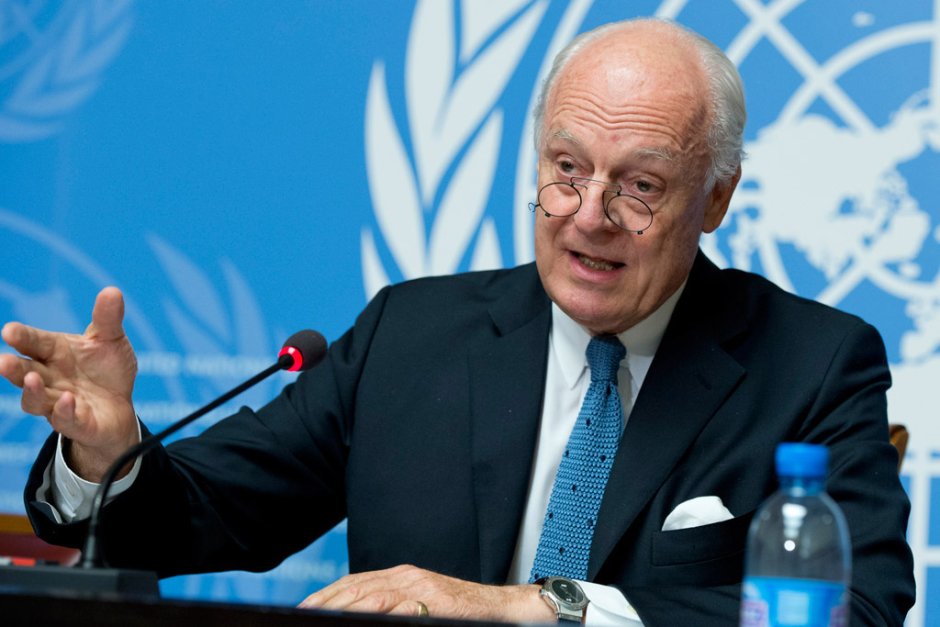 Специалният представител на ООН за Сирия Стафан де Мистура