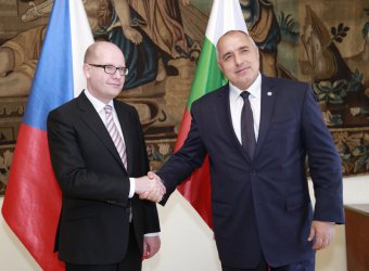 Бохуслав Соботка и Бойко Борисов. Снимка: БГНЕС