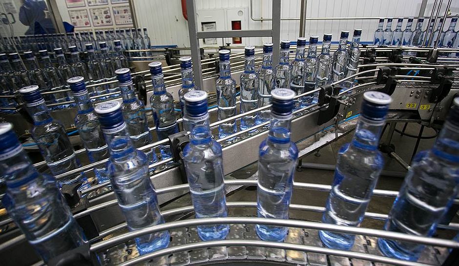 Драстичен спад на износа на руска водка