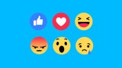 Фейсбук добави пет алтернативи на бутона "Харесва ми"
