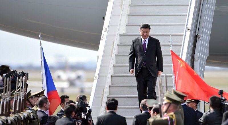 Китайският президент на посещение в Прага