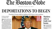 Ако Тръмп е президент – новини от фалшива първа страница на "Бостън глоуб"