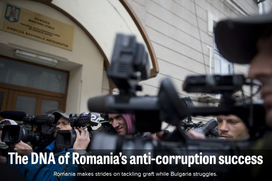 "Политико" за румънския успех и българския провал срещу корупцията