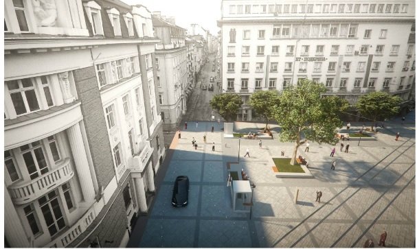 Проект за обновяване на площад "Гарибалди" в София