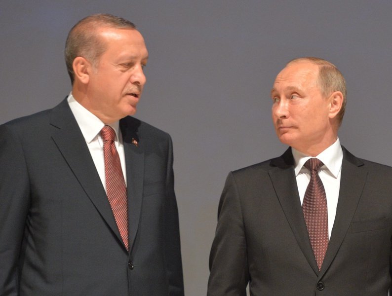 Ердоган с руския президент Владимир Путин