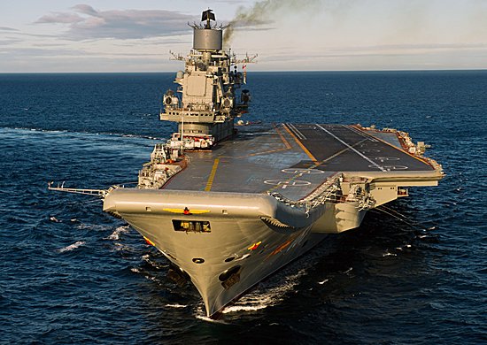 Руският самолетоносач "Адмирал Кузнецов" вече е край Сирия