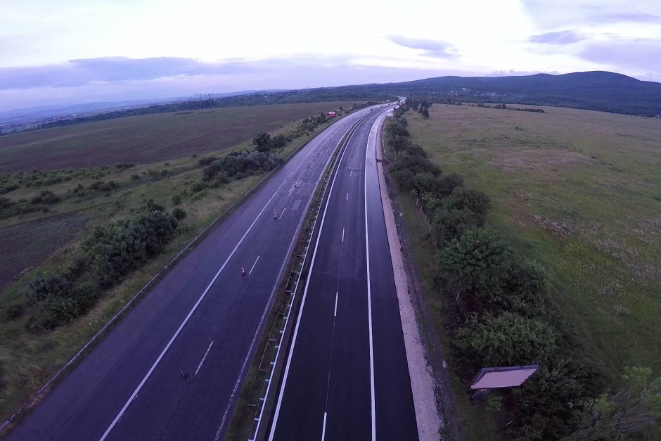 Ремонт затруднява връзката между магистралите "Тракия" и "Марица"